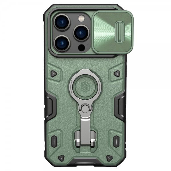 iPhone 14 Pro Kuori CamShield Armor Vihreä