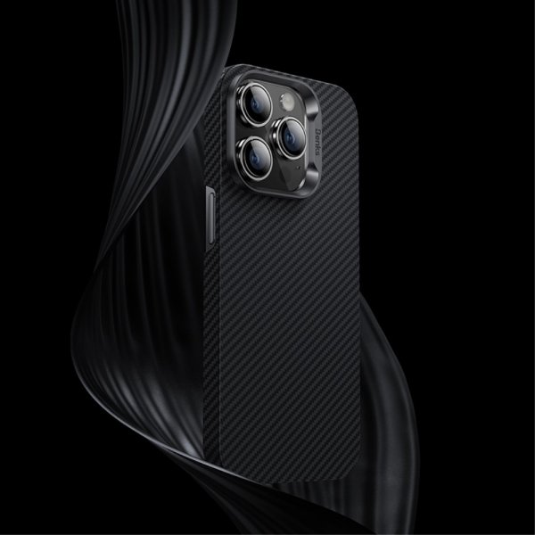iPhone 14 Pro Kuori Kevlar MagSafe Musta