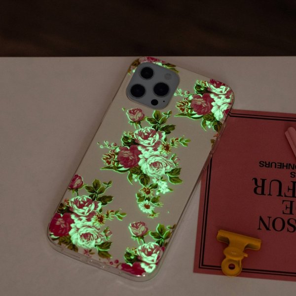 iPhone 14 Pro Kuori Aihe Vaaleanpunainen Ruusut