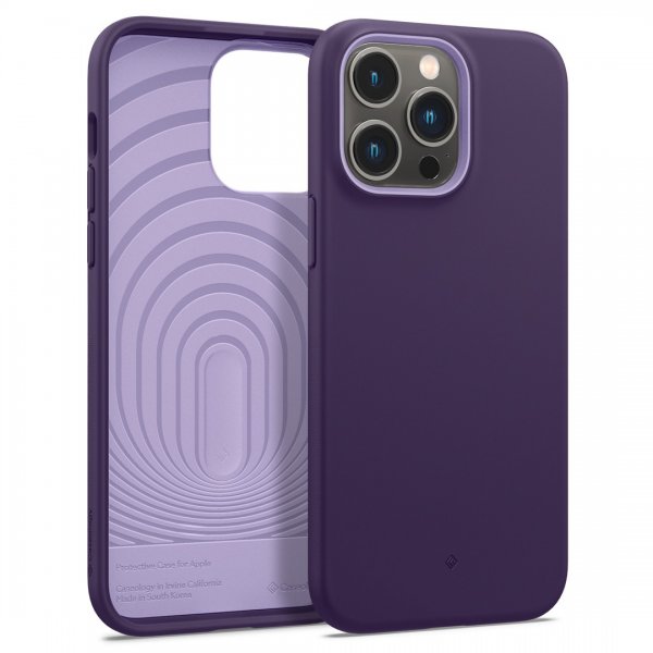 iPhone 14 Pro Kuori Näytönsuoja Nano Pop 360 Grape Purple