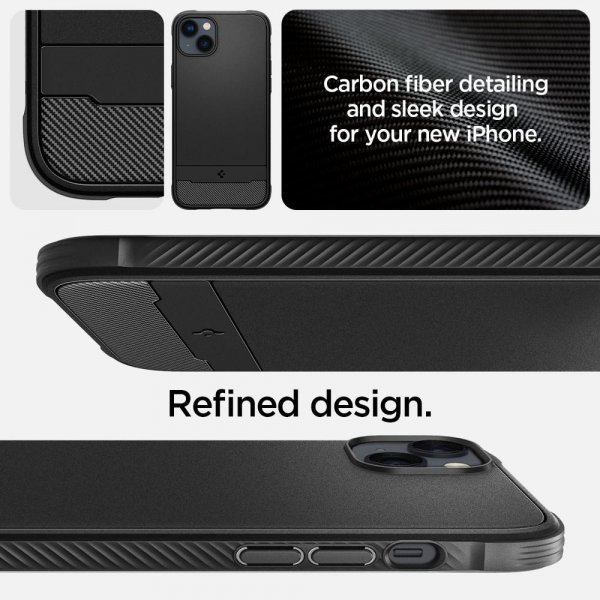 iPhone 14 Kuori Rugged Armor MagFit Matte Black