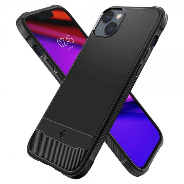 iPhone 14 Kuori Rugged Armor MagFit Matte Black