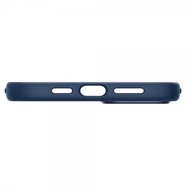 iPhone 14 Kuori Silicone Fit MagFit Navy Blue