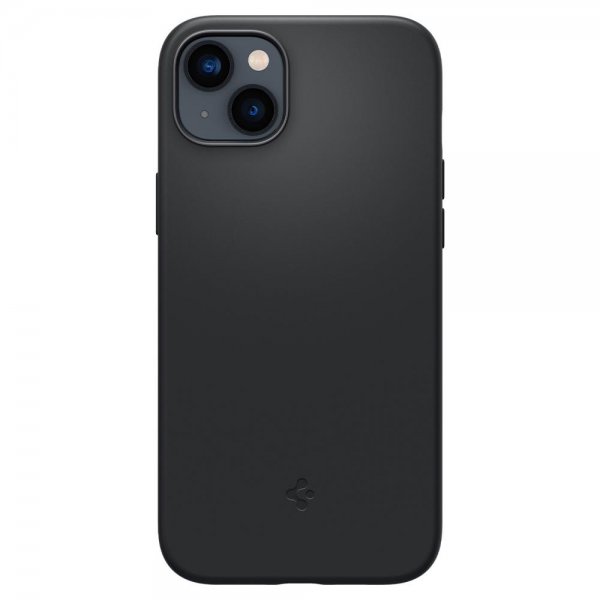 iPhone 14 Kuori Silicone Fit MagFit Musta