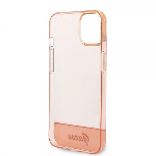 iPhone 14 Kuori Translucent Vaaleanpunainen
