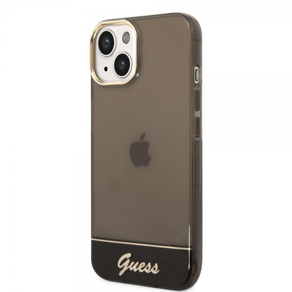 iPhone 14 Kuori Translucent Musta