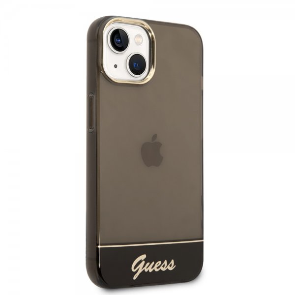 iPhone 14 Kuori Translucent Musta
