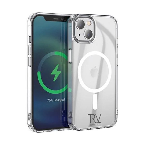 iPhone 14 Kuori TPU MagSafe Läpinäkyvä