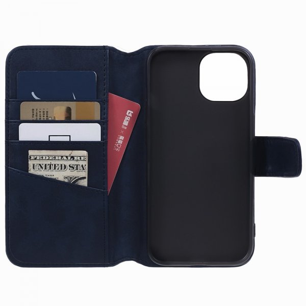 iPhone 15 Plus Kotelo Essential Leather Heron Blue