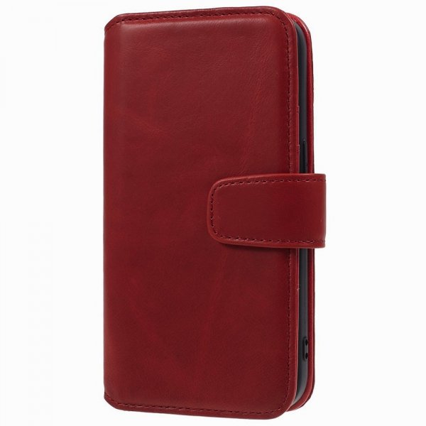 iPhone 15 Plus Kotelo Essential Leather Poppy Red