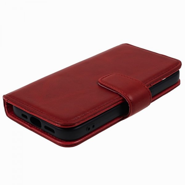 iPhone 15 Plus Kotelo Essential Leather Poppy Red