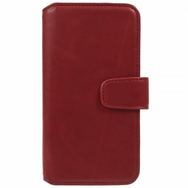 iPhone 15 Plus Kotelo Essential Leather Poppy Red