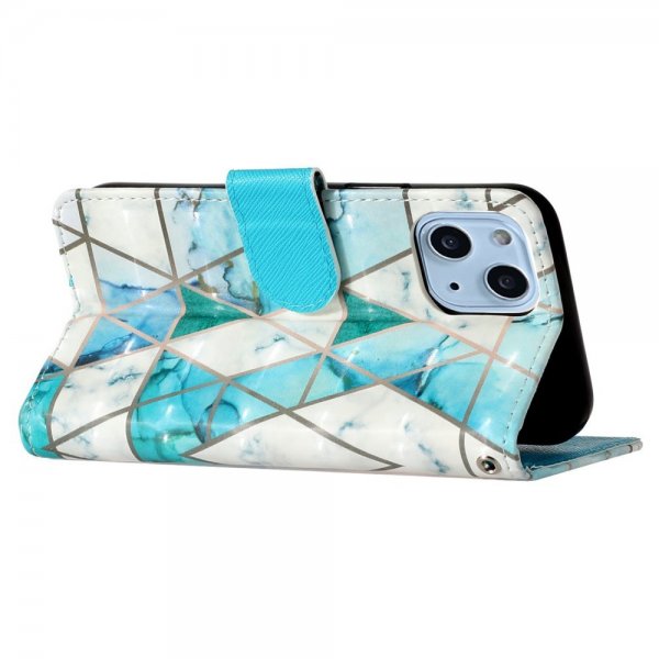 iPhone 15 Plus Kotelo Aihe Vihreä Marmori