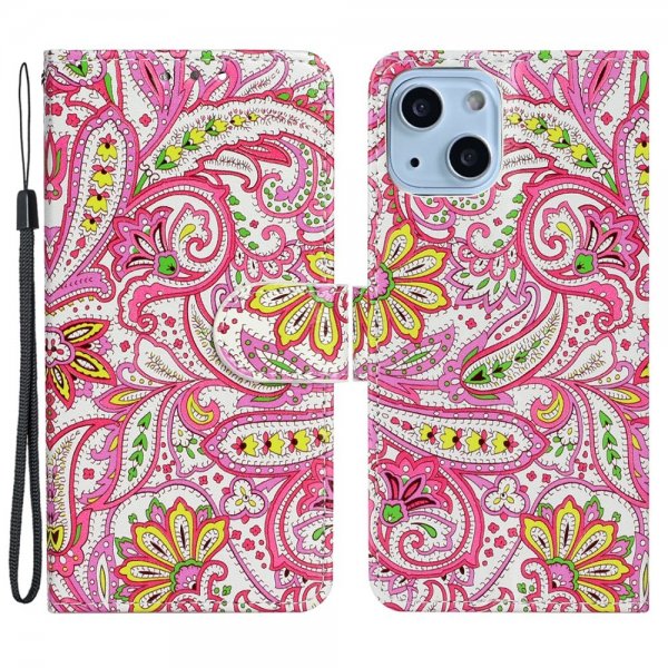 iPhone 15 Plus Kotelo Aihe Paisley-kuviot