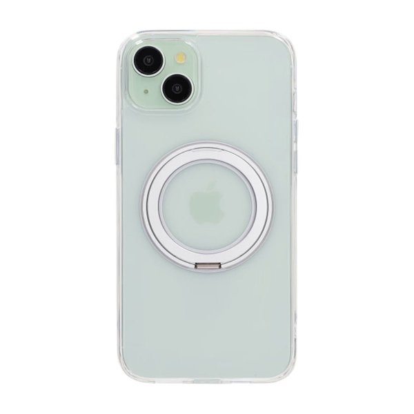 iPhone 15 Plus Kuori Kiertää Telinetoiminto Läpinäkyvä