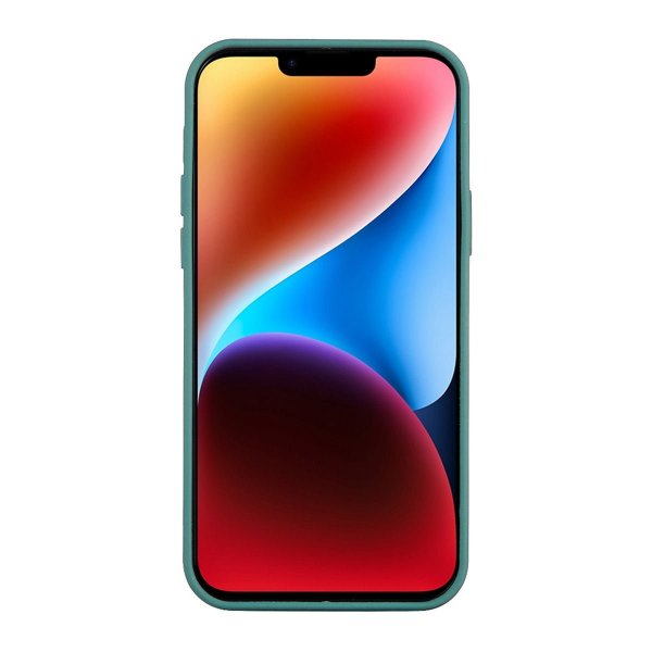 iPhone 15 Plus Kuori Silikoni Vihreä