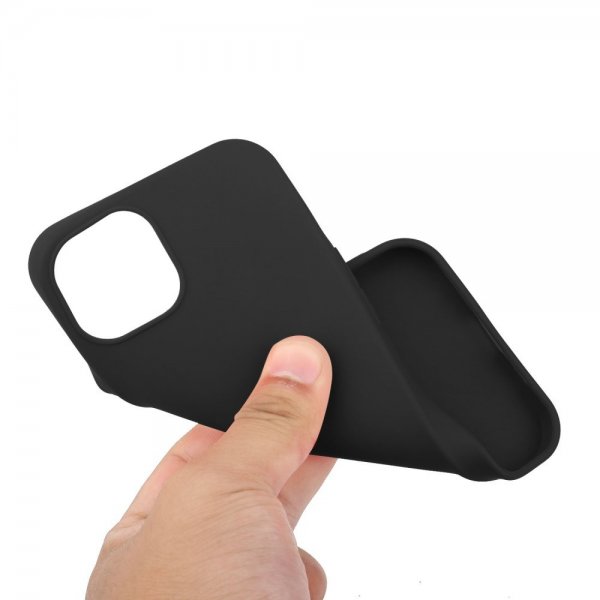 iPhone 15 Plus Kuori Feather Series Raven Black