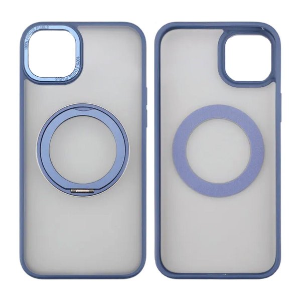 iPhone 15 Plus Kuori Kiertää Telinetoiminto Sininen