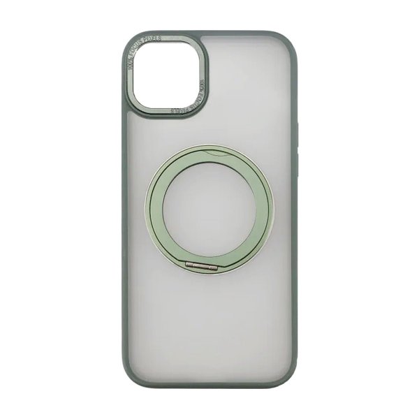 iPhone 15 Plus Kuori Kiertää Telinetoiminto Vihreä