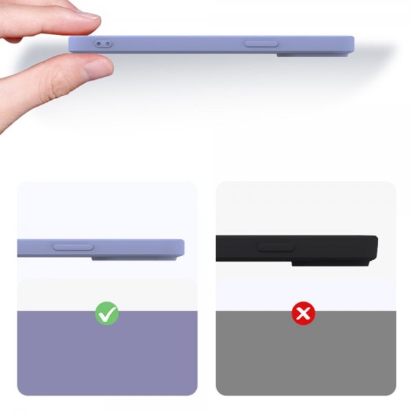 iPhone 15 Plus Kuori Silikonirakenne Punainen