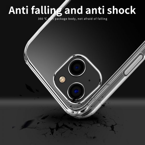 iPhone 15 Plus Kuori Transparent TPU Kirkas