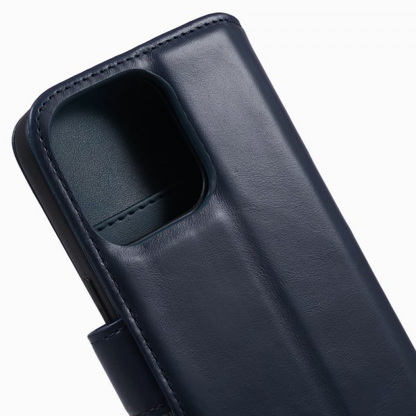 iPhone 15 Pro Max Kotelo Essential Leather Heron Blue