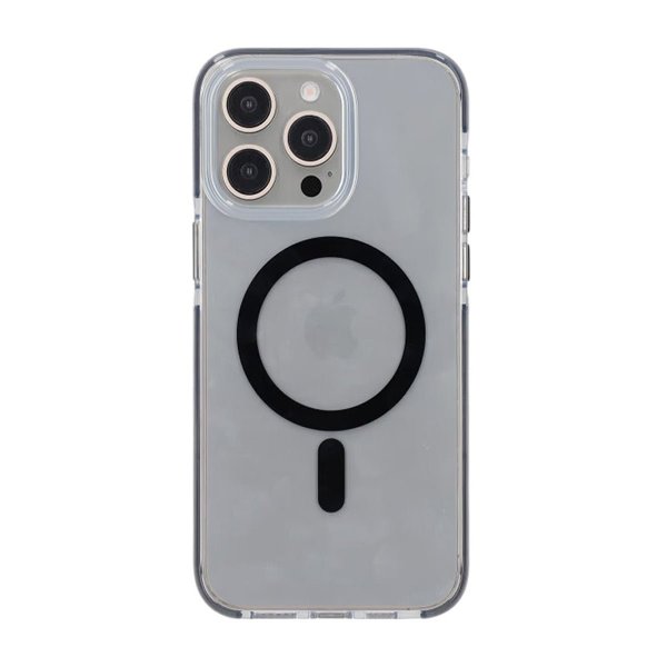 iPhone 15 Pro Max Kuori Iskunkestävä MagSafe Musta