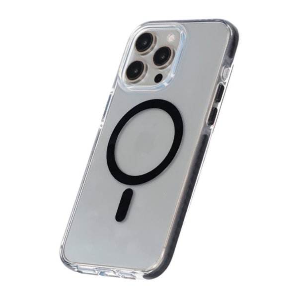 iPhone 15 Pro Max Kuori Iskunkestävä MagSafe Musta