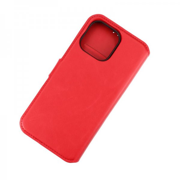 iPhone 15 Pro Max Kotelo Detachable Wallet Case Punainen