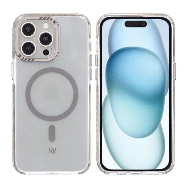 iPhone 15 Pro Max Kuori Vahvistetut kulmat Harmaa