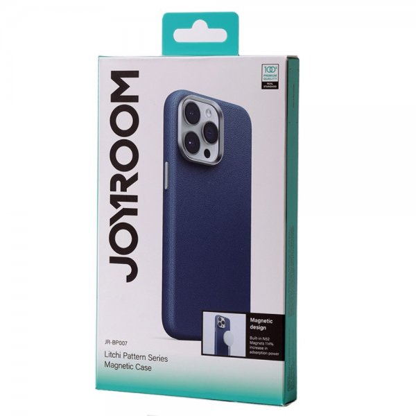 iPhone 15 Pro Max Kuori Litchi Pattern Series MagSafe Musta