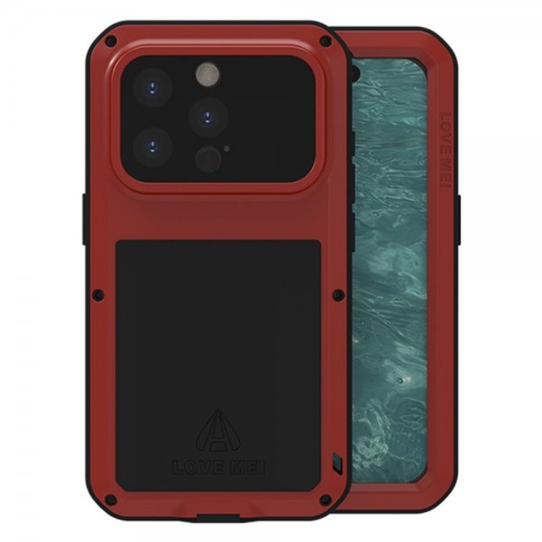 iPhone 15 Pro Kuori Powerful Case Punainen