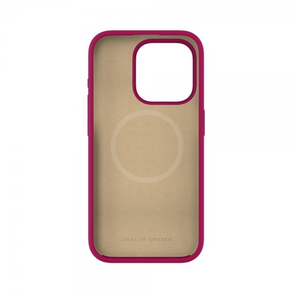 iPhone 15 Pro Kuori Silicone Case MagSafe Magenta