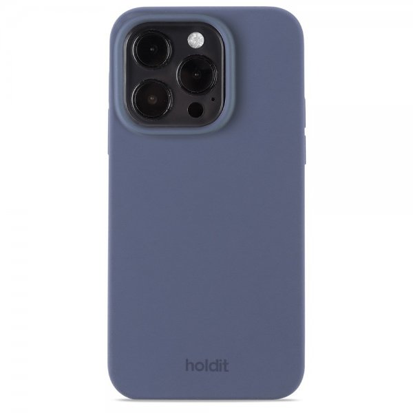 iPhone 15 Pro Kuori Silikoni Pacific Blue