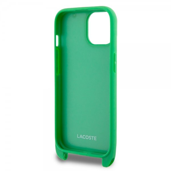 iPhone 15 Kuori Petit Pique Logo Strap Vihreä