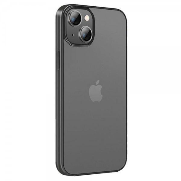 iPhone 15 Kuori Pinnoitettu reuna Musta