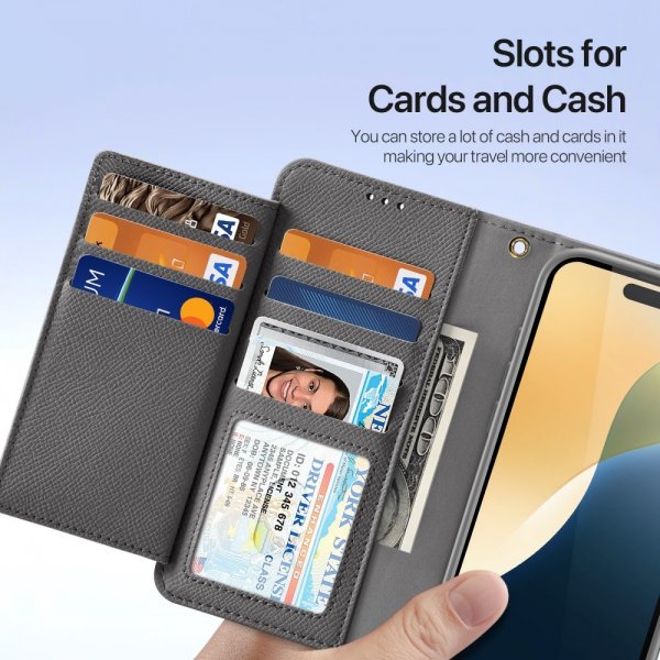 iPhone 16 Kotelo 2-in-1 Lawa Series MagSafe Harmaa