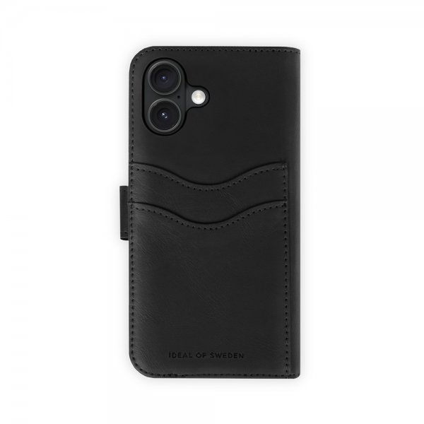 iPhone 16 Kotelo Magnet Wallet+ MagSafe Musta