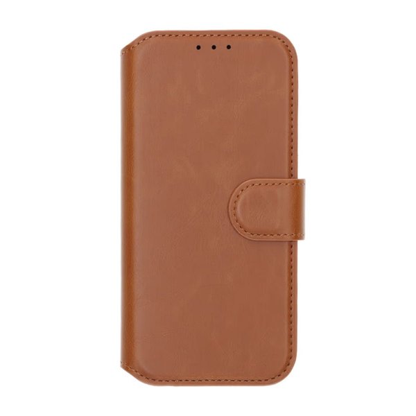 iPhone 16 Kotelo 4 Korttitaskulla MagSafe Ruskea