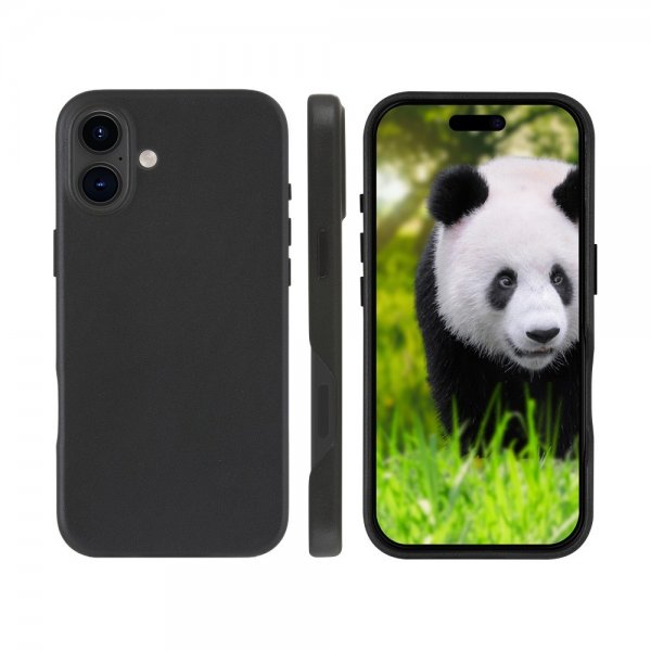 iPhone 16 Plus Kotelo Lynge MagSafe Musta