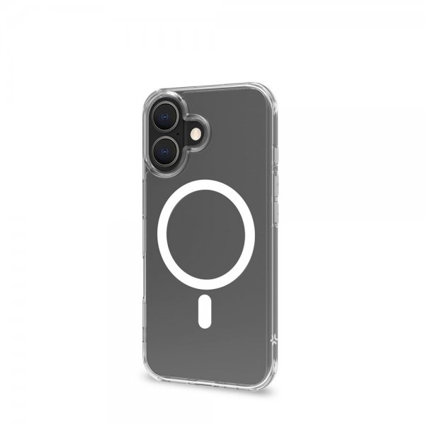 iPhone 16 Plus Kuori GELSKINMAG Kirkas Valkoinen