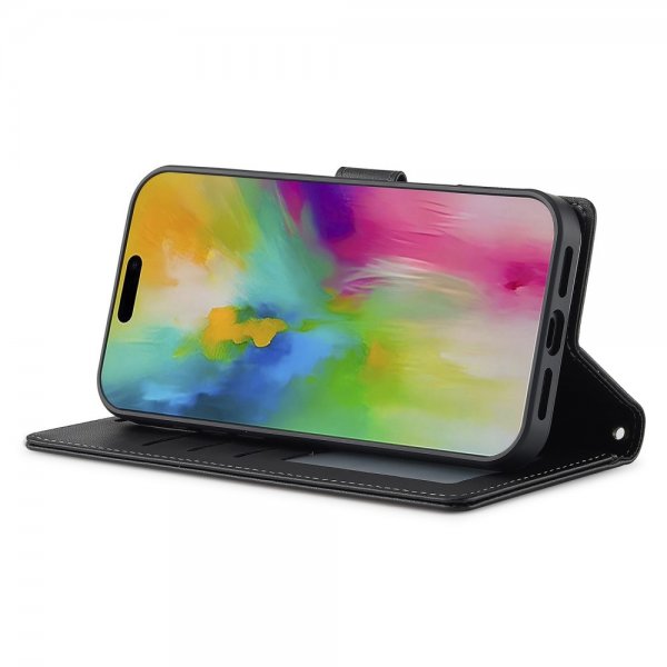 iPhone 16 Pro Kotelo Irrotettava Kuori L2 Series MagSafe Musta