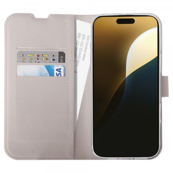 iPhone 16 Pro Max Kotelo Classic Wallet Greige
