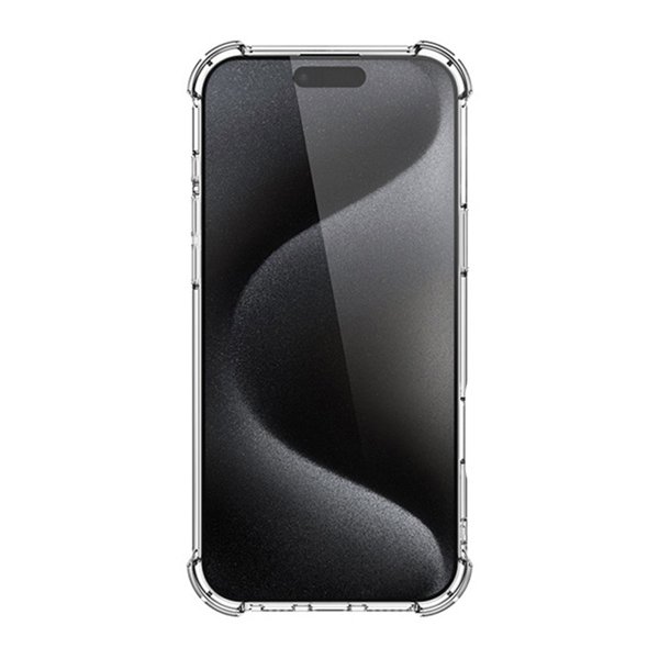 iPhone 16 Pro Max Kuori Iskunkestävä Läpinäkyvä