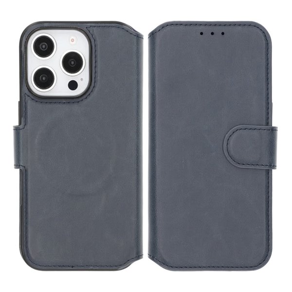 iPhone 16 Pro Max Kotelo 4 Korttitaskulla MagSafe Sininen