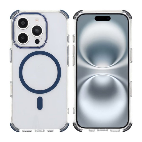 iPhone 16 Pro Max Kuori TPU MagSafe Sininen