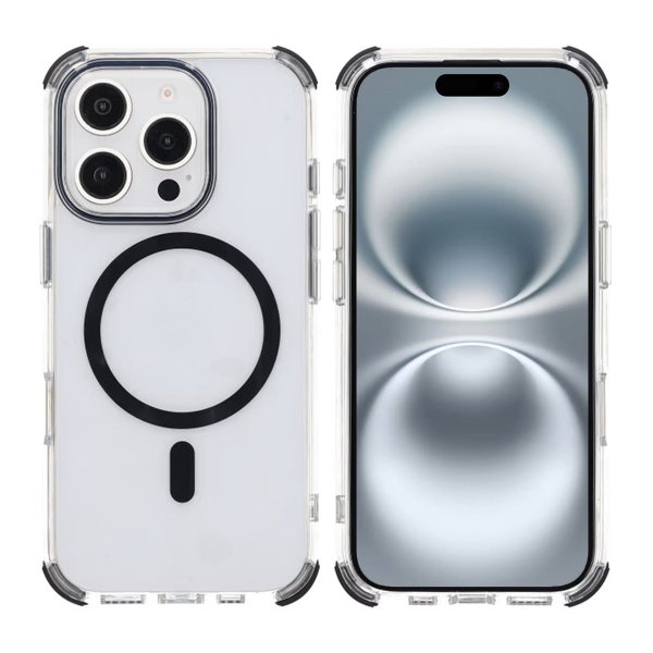 iPhone 16 Pro Max Kuori TPU MagSafe Musta