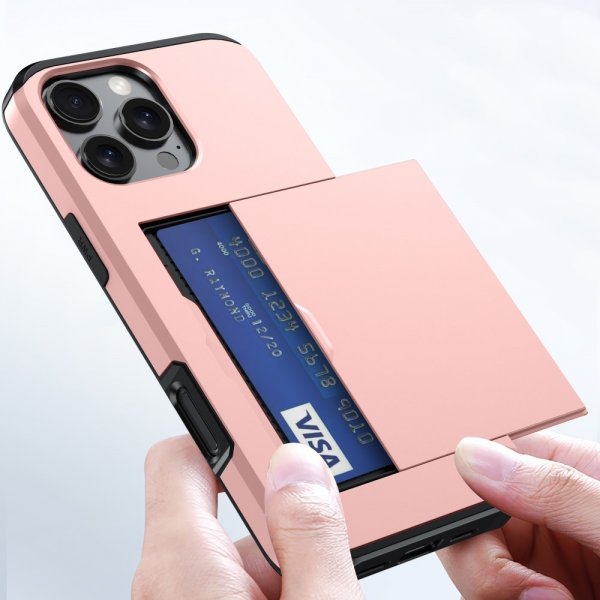 iPhone 16 Pro Max Kuori Card Slide Harmaa