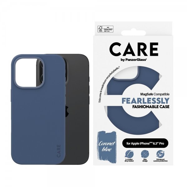 iPhone 16 Pro Kuori Fashionable MagSafe Sininen