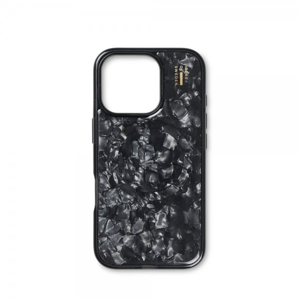 iPhone 16 Pro Kuori Pearlised Case MagSafe Musta